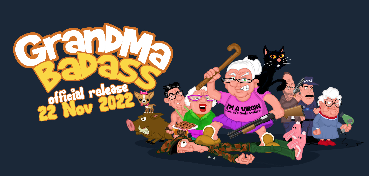 GrandMa Badass est enfin disponible sur Steam et itch.io