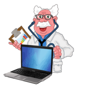 Mascotte Docteur PC